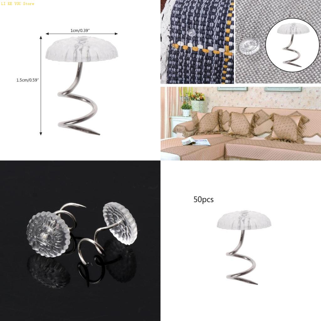 Furniture Upholstery Hardware - W3JE 50 peças alfinetes torcidos alfinetes