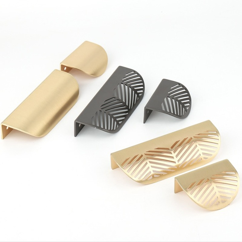Furniture Hardware Gold - A cavidade escovada do ouro do