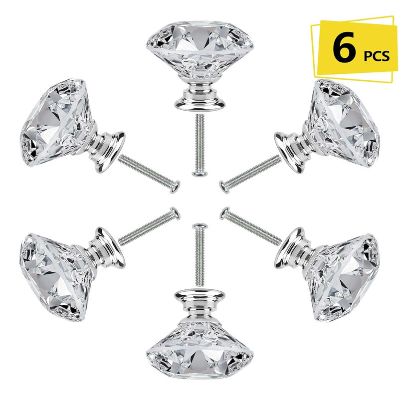 Furniture Hardware Design - Conjunto de 6 Puxadores de Armário