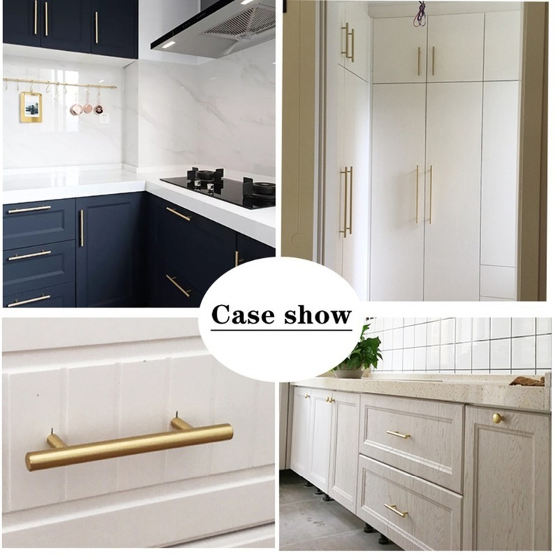 Moderno ouro escovado armário  - Furniture Hardware Gold avaliação e preço
