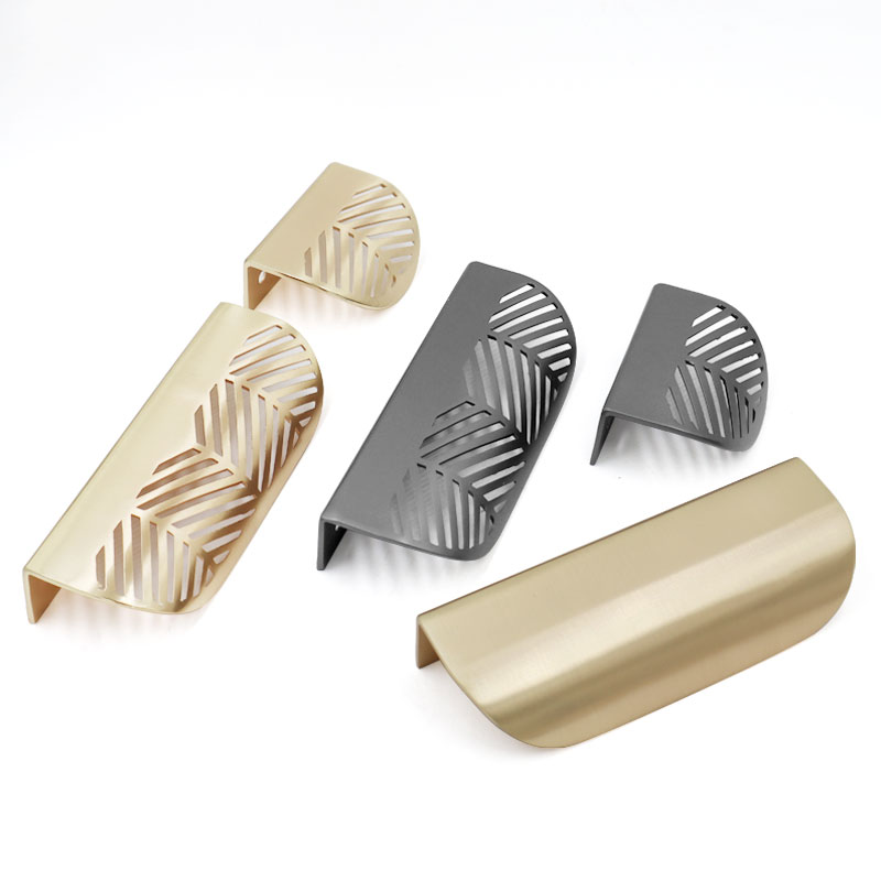 A cavidade escovada do ouro do - Furniture Hardware Gold avaliação e preço