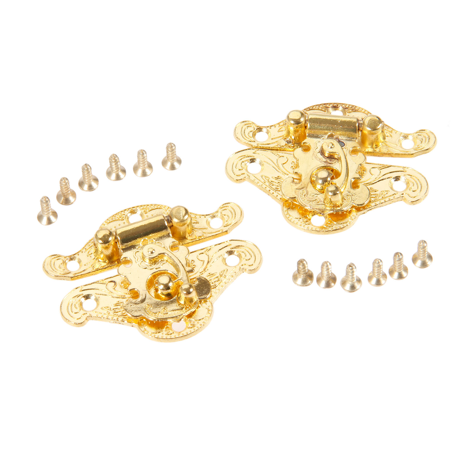 DRELD-Antique Gold Box Trava,  - Furniture Hardware Gold avaliação e preço