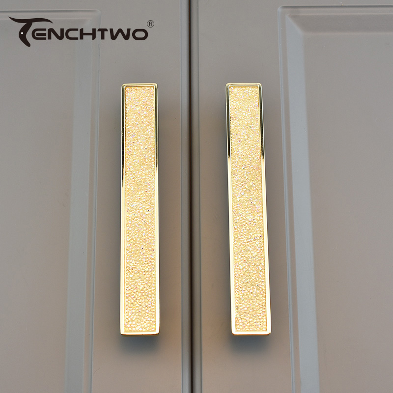 Ouro cristal diamante móveis l - Furniture Hardware Gold avaliação e preço