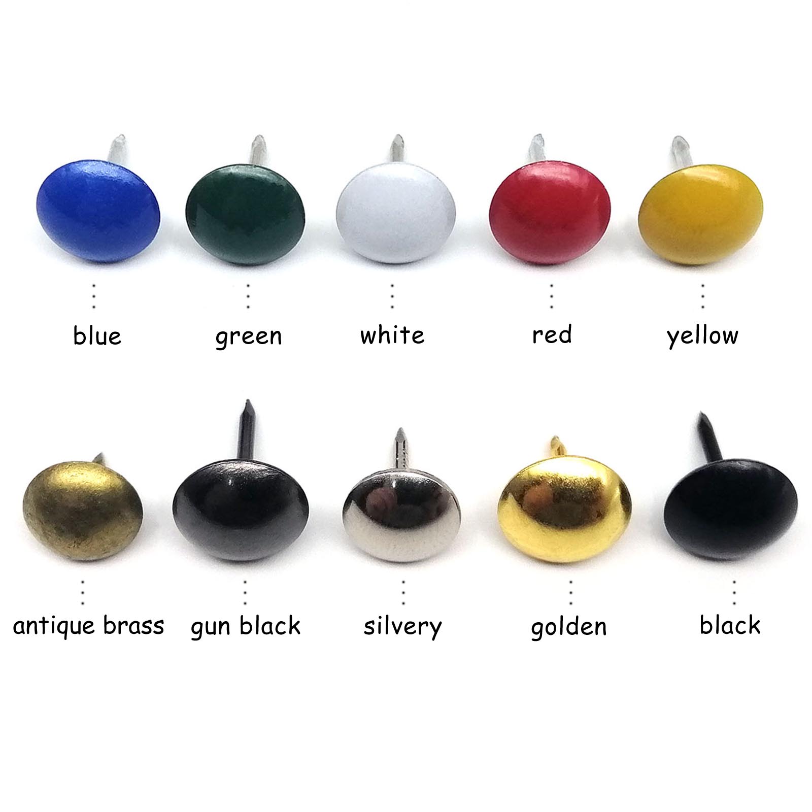 50 peças de Tachas Decorativas - Furniture Upholstery Hardware avaliação e preço