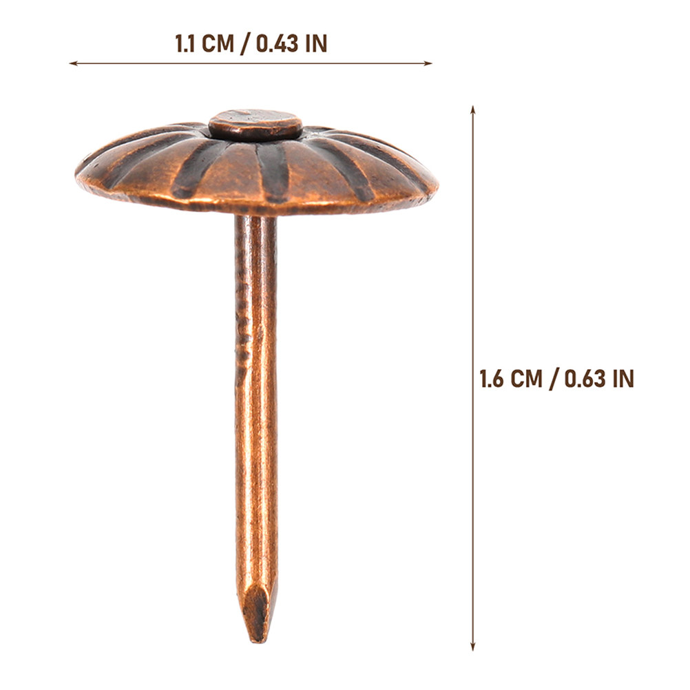 200 Peças de Tachas Decorativa - Furniture Upholstery Hardware avaliação e preço