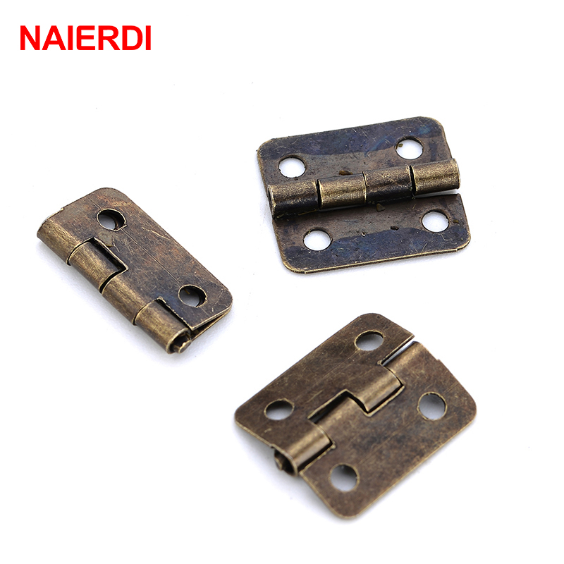 Naierdi mini dobradiças de bro - Furniture Hardware Gold avaliação e preço